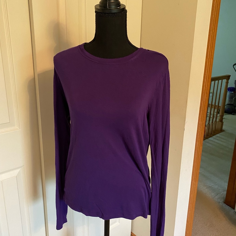 Michael Kors Purple long sleeve shirt